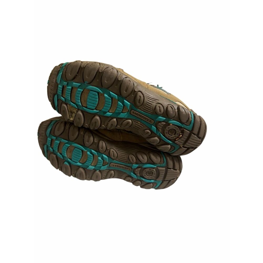 Merrell Crosslander 2 Waterproof Womens 7.5 Hiking Shoes Gray Turquoise Nice - Picture 6 of 6